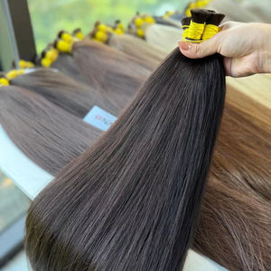 Extensions de Cheveux Vierges Noirs Naturels de Luxe en Gros – Fabrication Nasa Hair – Teinture Plus Claire – Plus de 55% de Cheveux les Plus Longs – Vrac Super Double - Product Image 1