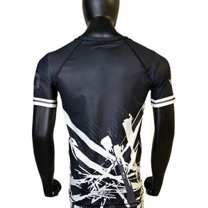 Vêtement de compression à manches courtes pour BJJ et MMA, imprimé numérique, UPF 50+, respirant, écologique, 180g, pour le surf et la natation, vente en gros - Product Image 2