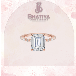 Diamant de laboratoire de 3 carats, taille émeraude, certifié IGI, couleur DEF, clarté VVS, pierres synthétiques CVD HPHT, pour bague de fiançailles - Product Image 3