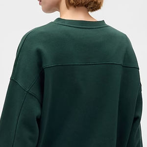 Sudadera de Mujer de Algodón Suave/Poliéster con Mangas Completas y Cuello Redondo, Corte Holgado para un Uso Cómodo e Informal - Product Image 5