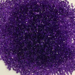 Piedra Preciosa de Amatista Natural de Primera Calidad, Corte Brillante Redondo de 3 mm, 0.8 Ct, para Joyería, Precio de Exportación - Product Image 5