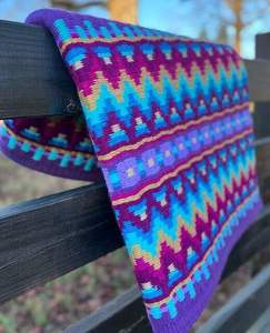 Manta de sillín de caballo occidental tejida a mano Premium diseñada para condiciones de conducción difíciles en Trail Ranch y espectáculos competitivos - Product Image 6