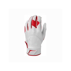 Gants de frappe en cuir blanc et rouge, rembourrés, fermeture auto-agrippante, unisexe, adulte, entraînement, ambidextres - Product Image 2