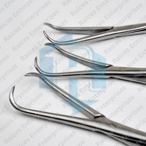 Pince à réduction osseuse Instruments chirurgicaux incurvés orthopédiques avec cliquet long et mâchoire pointue Instruments de qualité A + - Product Image 5