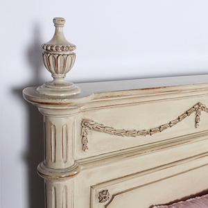 Cama de Diseño Clásico Indonesio, Duradera, Ecológica, Madera de Caoba, OEM 1355, Calidad Garantizada - Product Image 2