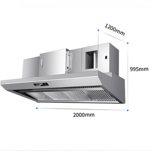 Machine d'échappement <span class=keywords><strong>intégrée</strong></span> de purification de vapeur d'huile de cuisine de restaurant à haute efficacité à grande échelle commerciale - Product Image 5