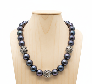 High Quality Handcrafted Cultured Freshwater White/Gold Pearl Women's Classic AA/AAA Grade Necklace Various Sizes <b>Beads</b> Chain - Product Image 5