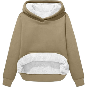 Sudadera con Capucha Unisex de Forro Polar Cálido, Ropa de Invierno de Primera Calidad, Ajuste Cómodo, Precio al por Mayor - Product Image 1