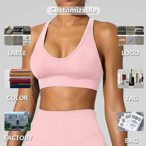 สปอร์ตบราป้องกันเหงื่อที่มีฐานที่มั่นคงและแข็งแรงดีไซน์ผ่านเครื่องตัดอัตโนมัติความแม่นยำสูง - Product Image 5