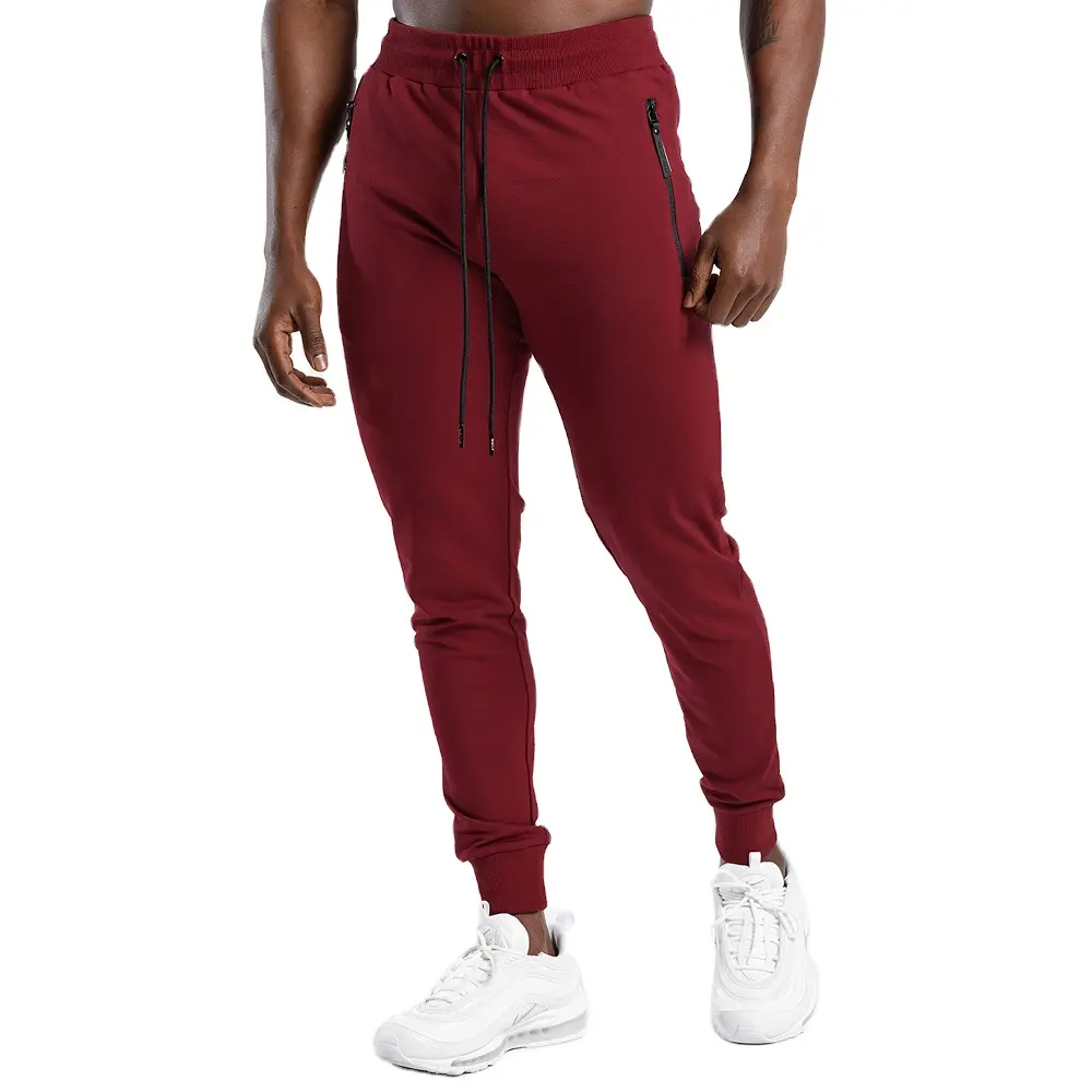 Classic men's jogger pants new business fashion slim fit cotton elastic pants mens clothing