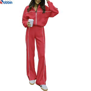 Chándales de Entrenamiento Personalizados con Logotipo para Mujer, Nuevo Estilo Moderno, Ajuste Delgado, Ropa Deportiva para Gimnasio, Chándal Informal con Cierre Lateral - Product Image 3