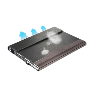 Classeur en cuir professionnel avec calculatrice et porte-stylo Classeur en cuir véritable pour une utilisation au bureau - Product Image 3