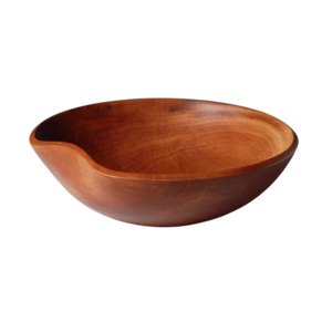 Ensemble de bols de service en bois de qualité supérieure, couleur naturelle, écologiques, bols à salade et à fruits écologiques pour les fêtes - Product Image 3