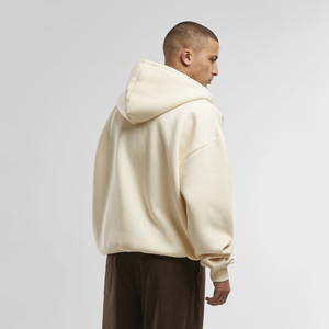 Sudaderas con Capucha Estilo Hip Hop para Hombre, Venta al por Mayor, Mezcla de Algodón, Sudadera con Capucha Extra Grande con Cierre, Logotipo Personalizado con Serigrafía, Hecha 100% de Algodón - Product Image 2