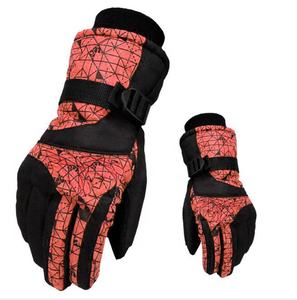 Custom Color Ski Gloves with Ribbed Cuff Warm and Thick Thermal Gloves Heated <b>Snowboard</b> Gloves on <b>Sale</b> - Product Image 3