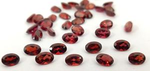 Granate Rojo Natural Oval 4x6mm Facetado-Granate Suelto Calidad Superior - Product Image 5