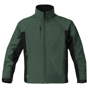 เสื้อแจ็คเก็ตซอฟต์เชลล์ผู้ชายแบบกลับด้านได้สำหรับฤดูหนาว เนื้อผ้านุ่มพิเศษ ระบายอากาศได้ดี ไซส์ใหญ่ กันน้ำ คอตั้ง ซิปแบบคลาสสิก มีฮู้ด - Product Image 6