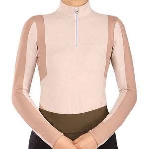Chemise d'équitation T-shirt à manches longues Nouveau design Respirant inclusif grande taille haut d'équitation pour femme Jodhpur & culotte - Product Image 4