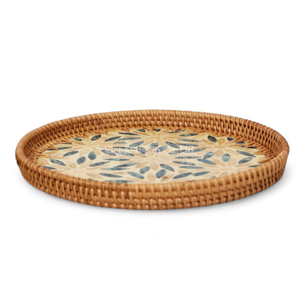 Bandeja de Ratán con Incrustaciones de Nácar, Suministro al por Mayor de Vajilla para Hoteles, Restaurantes y Servicios de Catering - Product Image 3