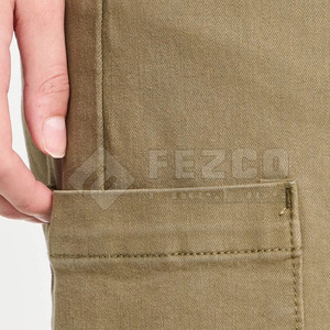 Pantalon cargo pour femme de couleur personnalisée avec multi-poches respirant et pour la marque privée d'été à vendre - Product Image 5