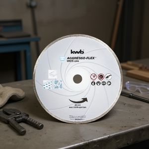 Disco de Diamante Continuo WHITE LINE DIAMANT 725750 para Amoladora KWB (180 mm), Herramienta de Corte y Conformado con Acabado - Product Image 3