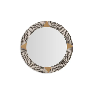 Modern <b>Decorative</b> Wooden <b>Wall</b> <b>Mirror</b> with Sleek Frame Design Wooden <b>Wall</b> <b>Mirror</b> - Product Image 1