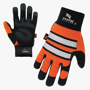 Skatiq Guantes de seguridad de cuero de alta calidad, diseño antideslizante reflectante original para mecánicos - Product Image 1