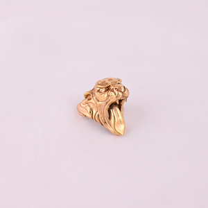Anillo de moda de banda chapada en oro de tigre gótico para mujer - Product Image 1