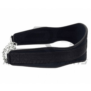 Wholesale Gym Workout Leather Dip <b>Belt</b> With Heavy Quality <b>Chain</b> Fitness Training Weightlifting Bodybuilding Leather Dipping <b>Belt</b> - Product Image 2