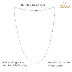 NOVAMART Fine Men's & <b>Boys</b>' Trendy Religious Figaro <b>Chain</b> Necklace in 925 Pure Sterling <b>Silver</b> Gold Plated Wholesale Export - Product Image 5