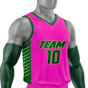 Ensembles d'uniformes de basket-ball respirants à séchage rapide pour adultes avec logo imprimé-Maillots et shorts - Product Image 2