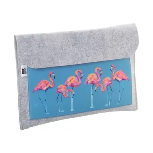 Custodia per Laptop CreaFelt in RPET: Notebook Promozionale Sostenibile con Caratteristiche Eco-Friendly - Product Image 1