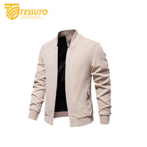 Nueva chaqueta de lona resistente para hombre, chaquetas cortavientos sólidas simples personalizadas para hombre - Product Image 2