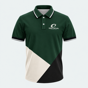 เสื้อโปโลผู้ชายแขนสั้นคุณภาพสูงสไตล์สตรีทแวร์ขายดี  ใส่สบาย  รับสกรีนโลโก้  ลายเรียบ - Product Image 1