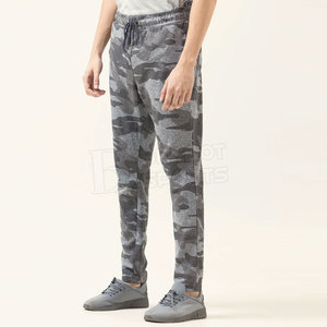 Pantalons de survêtement en molleton pour homme, fabrication pakistanaise, taille haute, coupe slim, imprimé camouflage Gary, style classique, toile de coton pour le travail et les occasions décontractées - Product Image 2
