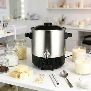 Olla Eléctrica Antiadherente para Derretir Cera de Soja para Fabricación de Velas, Uso Comercial, Capacidad de 9L - Product Image 6