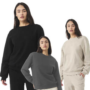 Women Custom Logo Ready Crewneck <b>Sweatshirt</b> Next Level Bella + Canvas & Tultex Unisex Winter Digital Printing Premium <b>Fleece</b> - Product Image 1