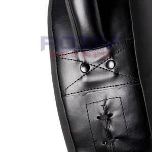 Forme ronde, haute qualité, prix de gros, meilleur fournisseur, impression de logo personnalisé, cuir PU, bouclier de boxe, protection souple - Product Image 6