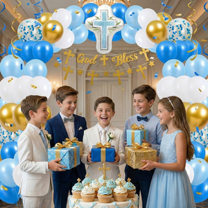 Kit Decorativo per Prima Comunione o Battesimo, Set di 50 Pezzi per Decorazioni Festive - Product Image 3