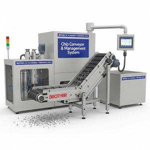 Oferta Limitada: Sistema Automático de Gestión de Virutas CNC con Transportador de Virutas Brother, Recolección de Virutas Metálicas, Industrial Duradero, 1 Año - Product Image 6