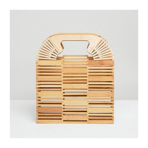 Sac d'été décontracté en bambou-Sac à main fait à la main avec texture en bambou pour les marchés d'exportation des détaillants et la mode de plage élégante - Product Image 1