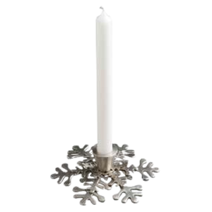 Unique Eco-Friendly Silver Handmade Christmas Candle <b>Holder</b> & <b>Tealight</b> Stand for Home Restaurant & Hotel Use - Product Image 1