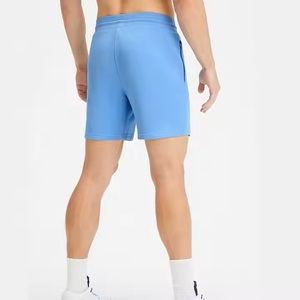 Vente en gros de shorts de survêtement athlétiques avec logo pour homme avec poches zippées 6 pouces entrejambe avec cordon de serrage Shorts de sport de gymnastique pour hommes - Product Image 3