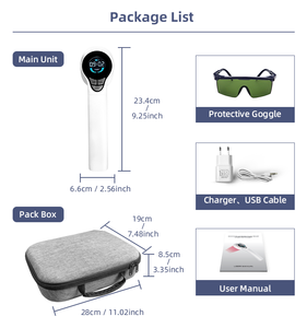 LLLT <span class=keywords><strong>Laser</strong></span> Level rendah penyembuhan luka, peralatan medis fisioterapi, mesin terapi <span class=keywords><strong>Laser</strong></span> genggam penghilang rasa sakit - Product Image 2