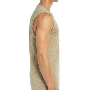 เสื้อกล้ามผู้ชายลายพิมพ์แบบรีดร้อน ดีไซน์ใหม่ล่าสุด ทันสมัย สีพื้น แห้งเร็ว ระบายอากาศได้ดี ผลิตจากโพลีเอสเตอร์ 100% ด้านหน้า - Product Image 6