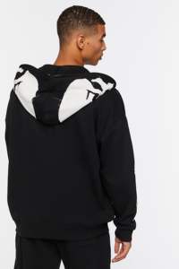 เสื้อฮู้ดซิปผู้ชายผ้าฝ้ายเฟรนช์เทอร์รี่ 460 GSM ผลิตตามสั่ง พร้อมลายพิมพ์ DTG ลวดลายพรางแบบย้อมสีเอซิดสไตล์สตรีทแวร์ - Product Image 3