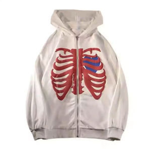 A granel invierno poliéster/algodón transpirable ecológico secado rápido Puff impreso ropa de calle de gran tamaño Sudadera con capucha - Product Image 3