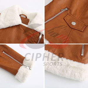 Chaquetas de mujer de moto de último diseño de calidad superior con protección completa para las mejores chaquetas de cuero de carreras de motos para mujer - Product Image 2