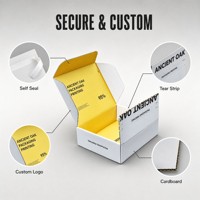 Scatola Postale in Cartone Personalizzata con Logo, Chiusura Autosigillante con Striscia Adesiva a Strappo, Scatola per Spedizioni e Invii Postali