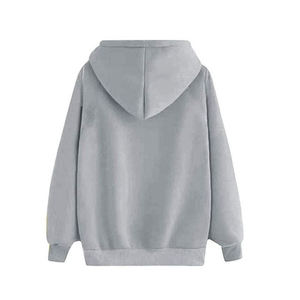 Women's Heart Butterfly Print Hoodie Oversized Sweatshirt Casual Long Sleeve Pullover Pocket <b>Aesthetic</b> Street wear <b>Tops</b> - Product Image 5